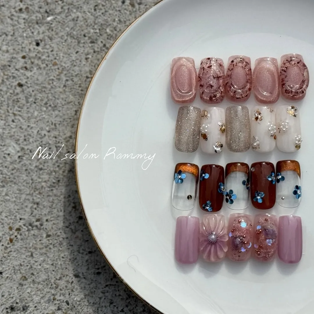 Rommy flower nailtip contest🌼
